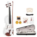 Do Not Sell on Amazon GV103 4/4 Spruce Panel Violin Matte White