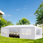 3*9m 7-Sided Iron PE Cloth Spiral Pipe Pergola - Image 6