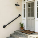3FT iron courtyard stair handrail black - Image 4