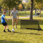 59" Portable Folding Soccer Goal (Size L, Black) - Heavy-Duty Metal Frame, Tear-Resistant PE Net - Image 10