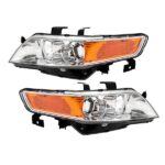 2pcs OE Headlights With Warranty Factory Clear for 2004-2005 Acura TSX - Image 9