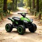 Green 12V Electric Kids ATV – 4 Wheeler Ride On, Dual Motors, High Low Speed, Music & Headlights, 3.7 MPH Top Speed - Image 5