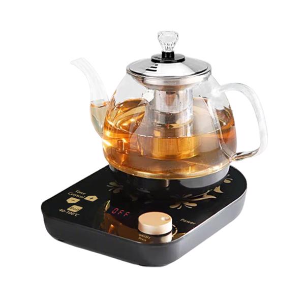 Professional multi-functional glass teapot | 800ml fast heating, cooking and brewing integrated electric kettle with stainless steel filter(UPS/FEDEX/UniUni/GOFO logistics delivery support self-pickup
