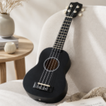 21in Linden wood body rosewood fingerboard ukulele, cotton bag, capo, strap, picks*2, tuner Strings Dust cloth - Image 10