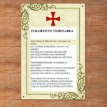 CIFbuy Templar Knight Oath Plaque, Medieval Templar Order Decor, Red Cross Vintage Chapel Design, Vintage Chapel Design, Durable Wall Art ikTok, ikTok, oss Vintage Chapel Design Self-dickup Logioprtr - Image 8