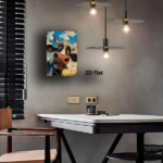 CIFbuy 1pc Metal Bull Head Wall Art, 2D Flat Cartoon Animal Sign Decorative Painting For Living Room, Man Cave, Bedroom, Kitchen Home D TikTok, TikTok, nting For Living Room, Man Cave, Bedroom Self-pickup Logiopics - Image 4