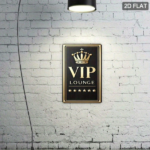 CIFbuy 1pc Elegant VIP Lounge Metal Wall Art, Luxury" Crown Star Iron Plaque Sign, Waterproof Dustproof Durable Unframed 2D Flat Decor Art, LuxuryikTok, Art, LuxuryikTok, t Self-pickup Logiopics - Image 4