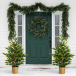 2 Pack 4 FT Dual Tone Artificial Christmas Tree with Pot Stand, Potted Xmas Pine Tree with 119 Branch Tips for Holiday Party Office Home, Green - Image 12