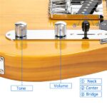 Maple Fingerboard GTL Electric Guitar SS Pickup Transparent Yellow - Image 20