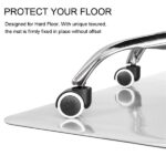 PVC Dull Polish Chair Mat Protection Floor Mat 90x120x0.2cm Rectangular - Image 2