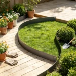 5-Pack Landscape Edging (39" x 5"), Bendable Garden Border & Heavy Duty Lawn Edging for Flower Beds - Image 4