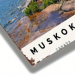CIFbuy 1pc Vintage Muskoka Lake Metal Wall Sign, Rustic 2D Flat Iron Boat Scenery Art, 8x12 Inch Cottage Country Farmhouse Home Decor TikTok, TikTok, Self-pickup Logiopics - Image 5