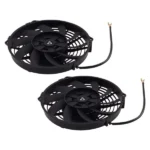 80W Universal Radiator Cooling Fan 9 IN 12V Electric Performance Assembly - Image 4