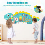 11-in-1 Dinosaur Activity Wall Busy Board Panels-- Wooden Sensory Toy-Green - Image 8
