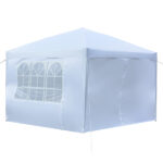 3 x 3m Two Doors & Two Windows Practical Waterproof Right-Angle Folding Tent White - Image 30
