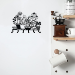 CIFbuy™ 6-Hook Vase Design Key Coat Rack Wall Mounted Home Storage Decor (TikTok, temu pick-up service) - Image 4