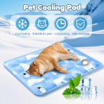 90*60 cm Dog Cooling Mat, 2026 New Summer Pet Mats, Portable Pet Cooling Pad for Travel, Washable Gel Coolings Mat for Dogs and Cats Indoor Outdoor, Reusable Chill Pad Suitable for All Pets - Image 8