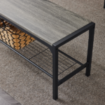 Same Code 99109540 Dining Table Set for 4, Kitchen Table with 2 Chairs and a Bench, 4 Piece Kitchen Table Set for Small Space, Home Kitchen Bar Pub Apartment, Gray - Image 26