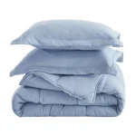 3 Piece Pre Washed Down Alternative Comforter Set with 2 Shams(TEMU&TK ) - Image 8