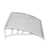 Same Code 49094033 HT-100 x 80 Household Application Door & Window Rain Cover Eaves Transparent Board & White Holder - Image 17