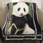 Soft Plush Flannel Silk Touch Throw 50" X60" Wolf Howling at Moon - Image 17