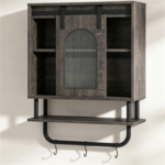 43.5" Home Office Desk with Built-in Charging Station & 3 Drawers Hidden Compartment - Image 15