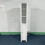 66.92" Tall Bathroom Storage Cabinet with Adjustable Shelves,1 Doors Freestanding Cabinet with Anti-Tip, Open compartments, for Home, Small Spaces, Bathroom,Kitchen, Living Room, White - Image 18