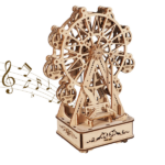 3D Wooden Puzzle Clock Model Kits Building Kits Desktop Clock DIY Architectural Building Blocks Creative Gift Home Decor for Family - Image 8
