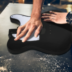 DIY 6 String TL Style Electric Guitar Kits with Mahogany Body, Maple Neck and Accessories Black - Image 5