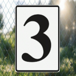 CIFbuy 1pc Metal House Number 3 Sign 8x12in, Tin Court Number Plaque, Elegant Unframed Outdoor Decor, Unframed Outdoor Decor, Durable Easy Install 3 SigikTok, 3 SigikTok, Unframed Outdoor Decor Self- Tckup Logiopall - Image 8