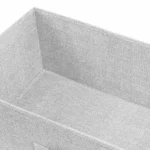 4 Drawer Dresser Fabric Chest of Drawers Furniture Storage Organizer for Living Room,,Hallway, Light Gray (Shipment from Walmart) - Image 6