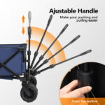 42*22*36inch Blue Garden Folding Cart - Image 5