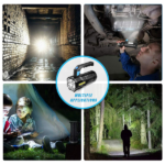 USB Rechargeable Handheld LED Flashlight Outdoor Spotlight Searchlight Work Light (US Logistics For USPS/DHL/Fedex/UPS. No designated logistics accepted TK/TMEU only For self-pickup - Image 9