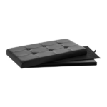 30" Collapsible Storage Ottoman, Black (Shipment from Walmart) - Image 2