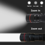 2 Pack USB Rechargeable LED Flashlight Adjustable Focus 3-Modes Outdoor Mini Flashlight W/ USB Cable+Mini Box (US Logistics For USPS/DHL/Fedex/UPS. No designated logistics accepted TK/TMEU only For self-pickup - Image 3