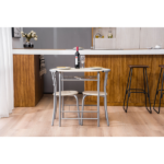 Same Code 29174819 PVC Breakfast Table (One Table and Two Chairs) Natural - Image 30