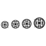 4 Round Ironwork Plant Racks With 4-1 Black Paint Prints - Image 10
