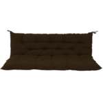 Outdoor Swing Cushions 70 Inch, Waterproof 4" Thick Porch Swing Cushion Replacement with Backrest and Ties, Comfortable 2-3 Seat Pation Swing Pad for Backyard, Garden, Lawn, Outdoor Furniture black - Image 9