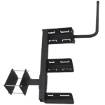 3-Step Steel Mount fit for Universal Boat Trailer Tongue Boarding Step Black