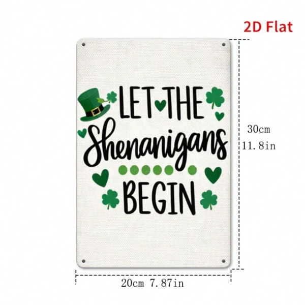 CIFbuy Fun Prank Metal Plaque Vintage Wall Art, 2D Flat Print Multipurpose Hanging Sign For Home Bedroom Garage Restaurant Decor TikTok, TikTok, Self-pickup Logiopics