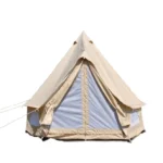 4m 4-6 Person 4 Season Waterproof Oxford Yurt Camping Tent with Galvanized Steel Frame