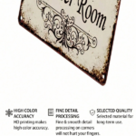 CIFbuy Funny Vintage Metal Sign 8x12 Inch Classic Tin Wall Art, Wall Art, Powder Room Bathroom Man Cave Unframed 8x1ikTok, 8x1ikTok, Self-l ckup Logioped - Image 3