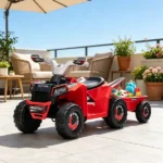 Red 6V Kids Electric Car – Forward & Reverse, Wear-Resistant Wheels, for 1.5-3 Years Old - Image 5