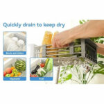 Adjustable Immersion Sink Dish Drying Rack With Stainless Steel Drain Basket - Portable And Retractable Space-Saving Fruit And Vegetable Solution(UPS/UPS logistics delivery supports self-pickup) - Image 8