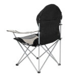 Medium Camping Chair Fishing Chair Folding Chair Black Gray - Image 8