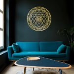 CIFbuy Exquisite Sacred Mandala Aluminum Wall Art Circular Meditation Decor for Living Room TikTok, temu pick-up service - Image 7