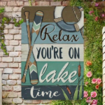 CIFbuy 8x12 Inch ( 20.3x30.5cm ) Vintage Rustic Aluminum Sign Farmhouse Fishing (TikTok, temu pick-up service)