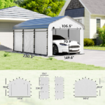 Carport Replacement Sidewall Panel(Only Carport Replacement Sidewall) - Image 7
