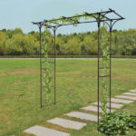 Flat Roof Wrought Iron Arches Plant Climbing Frame - Image 22