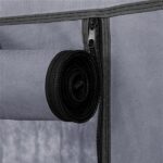 10 Tiers Shoe Rack with Dustproof Cover Closet Shoe Storage Cabinet Organizer Gray - Image 13